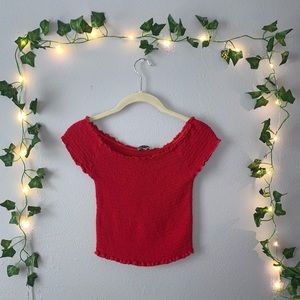 Brandy off the shoulder top